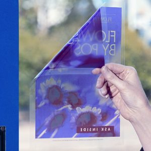 Creative Range Clear Gloss Window Display